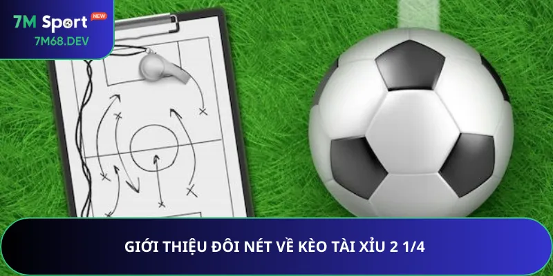 Giới thiệu đôi nét về kèo tài xỉu 2 1/4